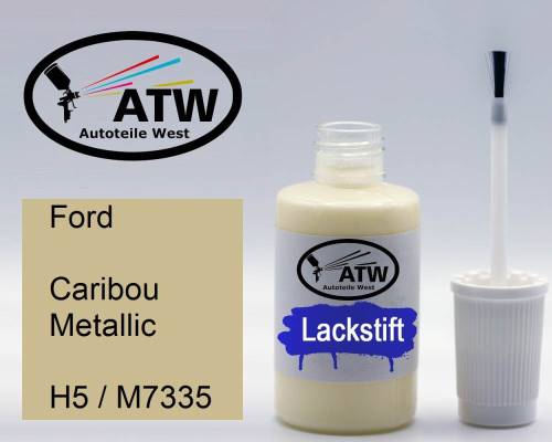 Ford, Caribou Metallic, H5 / M7335: 20ml Lackstift, von ATW Autoteile West.